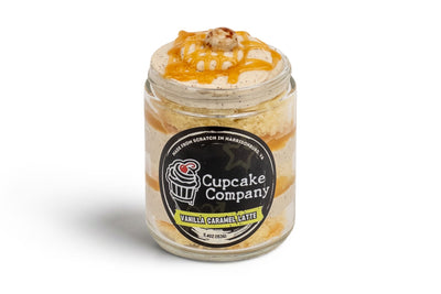Vanilla Caramel Latte jar cake